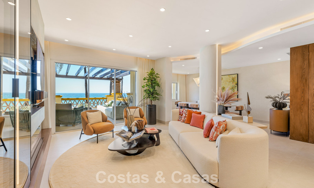 Luxueux appartement de 3 chambres avec vue directe sur la mer à vendre à l'est du centre de Marbella 780940