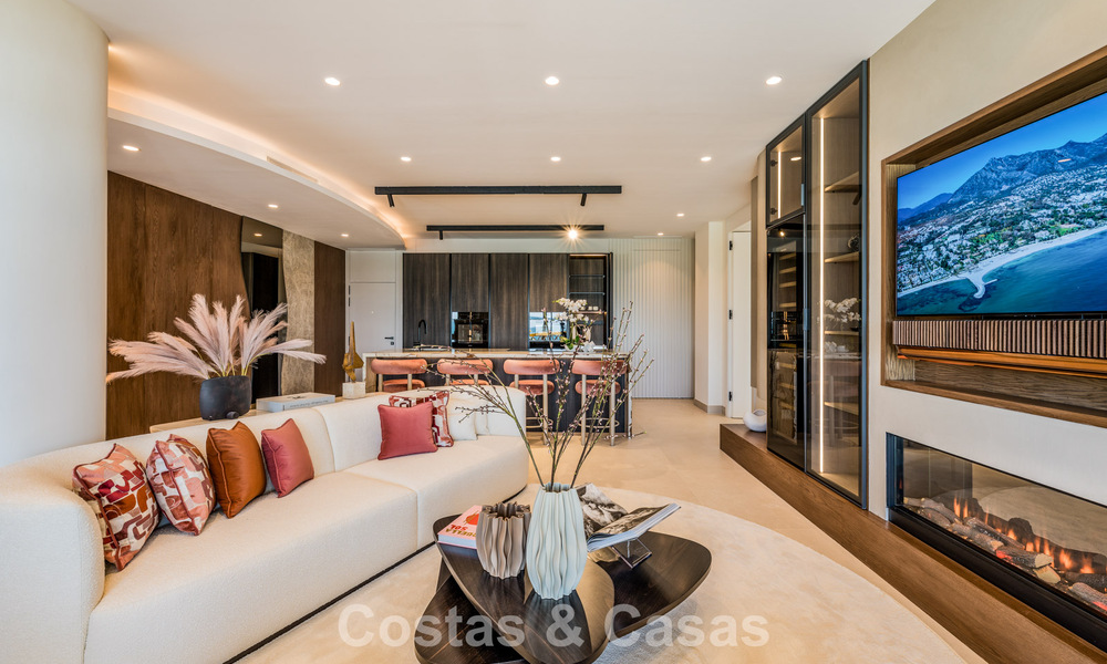 Luxueux appartement de 3 chambres avec vue directe sur la mer à vendre à l'est du centre de Marbella 781012