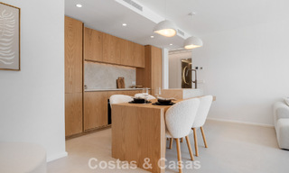 Appartement de plage, prêt à emménager, avec vue imprenable sur la mer, à vendre dans l'ouest d'Estepona 781079 