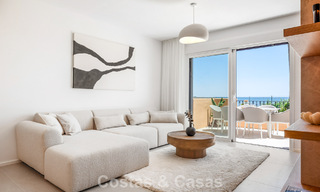 Appartement de plage, prêt à emménager, avec vue imprenable sur la mer, à vendre dans l'ouest d'Estepona 781080 