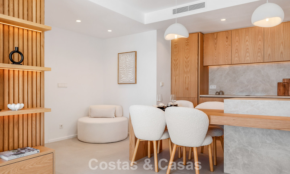 Appartement de plage, prêt à emménager, avec vue imprenable sur la mer, à vendre dans l'ouest d'Estepona 781083