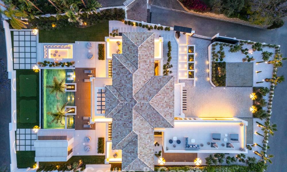 Villa de luxe exclusive à l'architecture andalouse moderne à vendre avec vue panoramique sur la mer à Marbella - Benahavis 781181