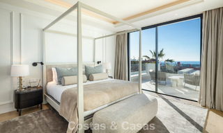 Villa de luxe exclusive à l'architecture andalouse moderne à vendre avec vue panoramique sur la mer à Marbella - Benahavis 781183 