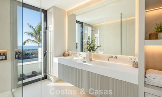 Villa de luxe exclusive à l'architecture andalouse moderne à vendre avec vue panoramique sur la mer à Marbella - Benahavis 781185 