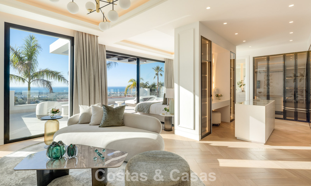 Villa de luxe exclusive à l'architecture andalouse moderne à vendre avec vue panoramique sur la mer à Marbella - Benahavis 781187
