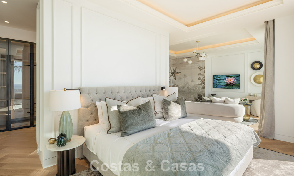 Villa de luxe exclusive à l'architecture andalouse moderne à vendre avec vue panoramique sur la mer à Marbella - Benahavis 781189