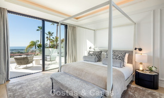 Villa de luxe exclusive à l'architecture andalouse moderne à vendre avec vue panoramique sur la mer à Marbella - Benahavis 781196 