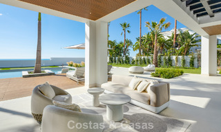 Villa de luxe exclusive à l'architecture andalouse moderne à vendre avec vue panoramique sur la mer à Marbella - Benahavis 781197 