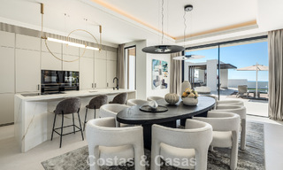 Villa de luxe exclusive à l'architecture andalouse moderne à vendre avec vue panoramique sur la mer à Marbella - Benahavis 781204 