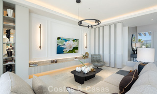 Villa de luxe exclusive à l'architecture andalouse moderne à vendre avec vue panoramique sur la mer à Marbella - Benahavis 781207 
