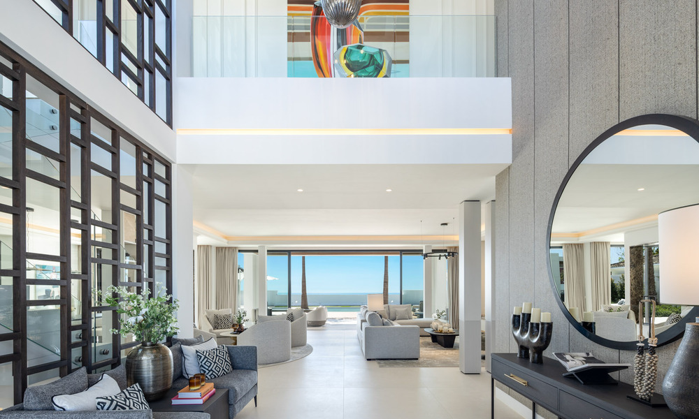 Villa de luxe exclusive à l'architecture andalouse moderne à vendre avec vue panoramique sur la mer à Marbella - Benahavis 781209