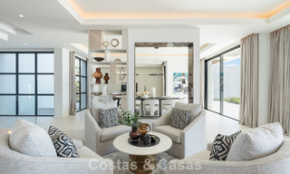 Villa de luxe exclusive à l'architecture andalouse moderne à vendre avec vue panoramique sur la mer à Marbella - Benahavis 781211 