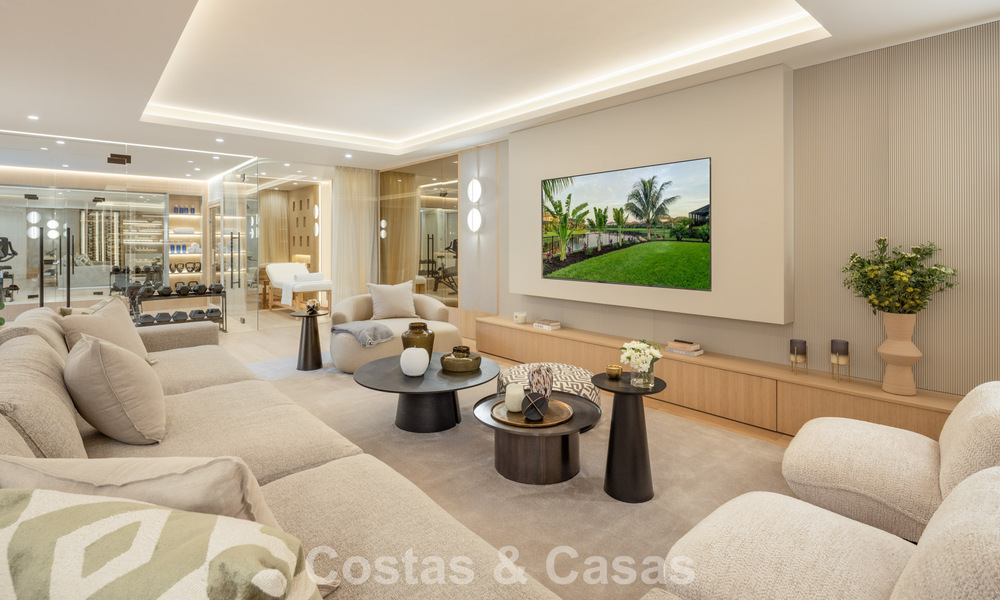 Villa de luxe exclusive à l'architecture andalouse moderne à vendre avec vue panoramique sur la mer à Marbella - Benahavis 781214