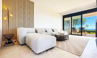 Villa de luxe de plain-pied avec vue sur la mer à vendre, près de la plage et du golf à Mijas Costa, Costa del Sol 781225 