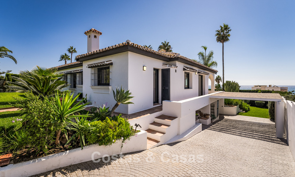 Villa de luxe de plain-pied avec vue sur la mer à vendre, près de la plage et du golf à Mijas Costa, Costa del Sol 781235