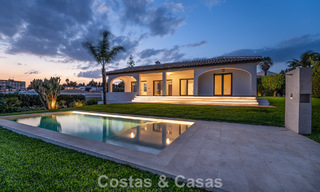 Villa de luxe de plain-pied avec vue sur la mer à vendre, près de la plage et du golf à Mijas Costa, Costa del Sol 781240 