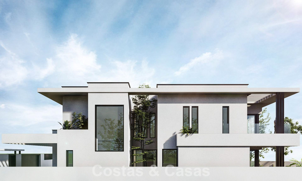 Villa contemporaine neuve à vendre dans un cadre de golf prisé à Mijas, Costa del Sol 781158