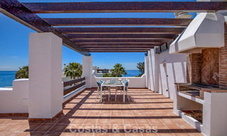 Penthouse de luxe à vendre en bord de mer sur le New Golden Mile, entre Marbella et Estepona 781274 