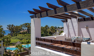 Penthouse de luxe à vendre en bord de mer sur le New Golden Mile, entre Marbella et Estepona 781280 