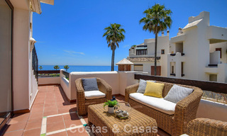 Penthouse de luxe à vendre en bord de mer sur le New Golden Mile, entre Marbella et Estepona 781283 