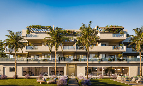 Lancement! Appartements modernes sur plan avec vue sur la mer à vendre à Casares Costa, Costa del Sol 781130