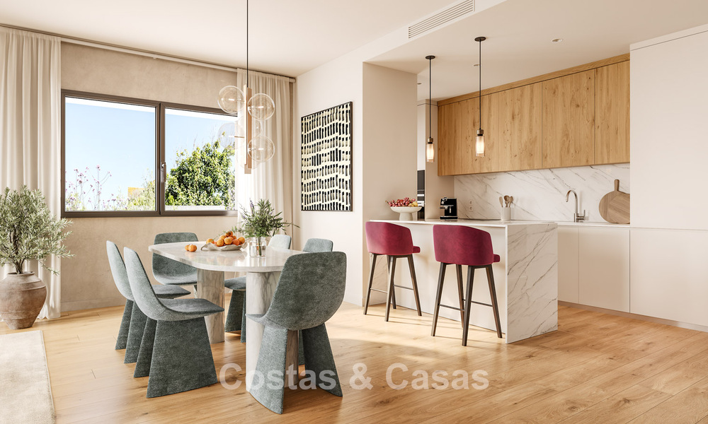 Lancement! Appartements modernes sur plan avec vue sur la mer à vendre à Casares Costa, Costa del Sol 781134