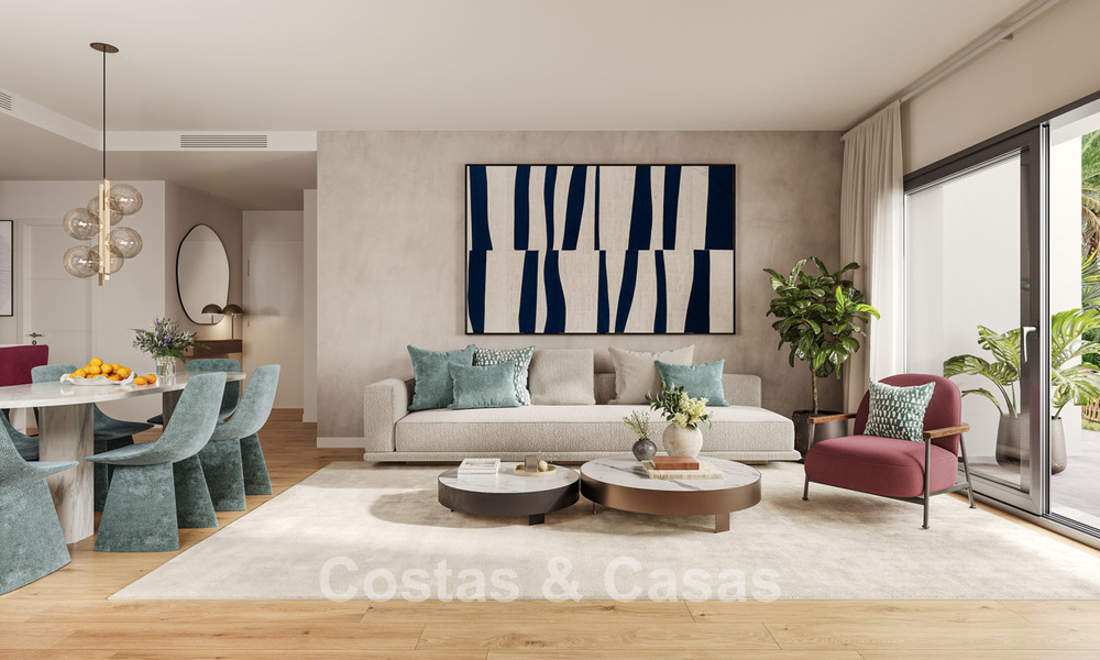 Lancement! Appartements modernes sur plan avec vue sur la mer à vendre à Casares Costa, Costa del Sol 781136