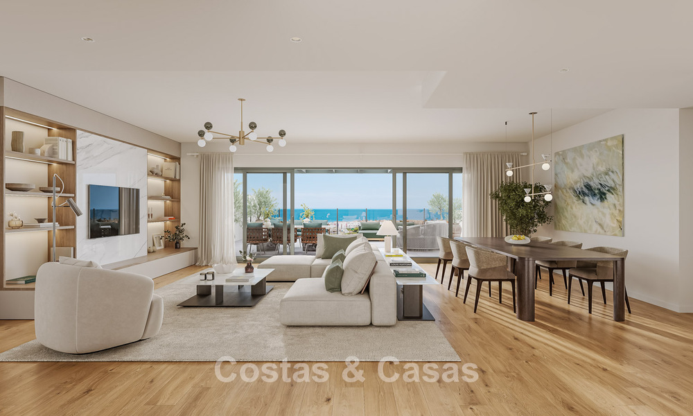 Lancement! Appartements modernes sur plan avec vue sur la mer à vendre à Casares Costa, Costa del Sol 788226