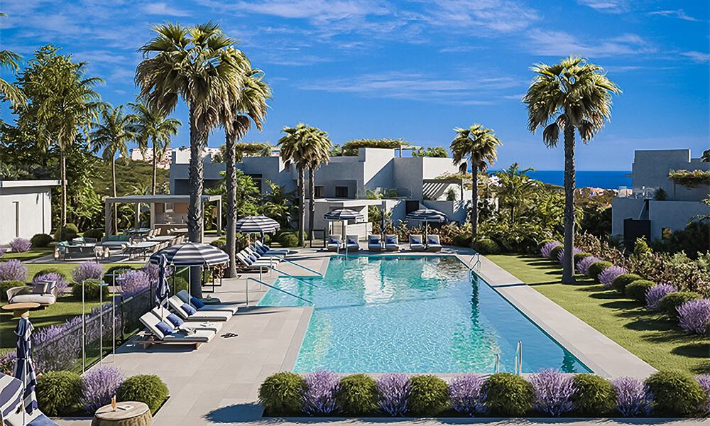 Lancement! Appartements modernes sur plan avec vue sur la mer à vendre à Casares Costa, Costa del Sol 788228