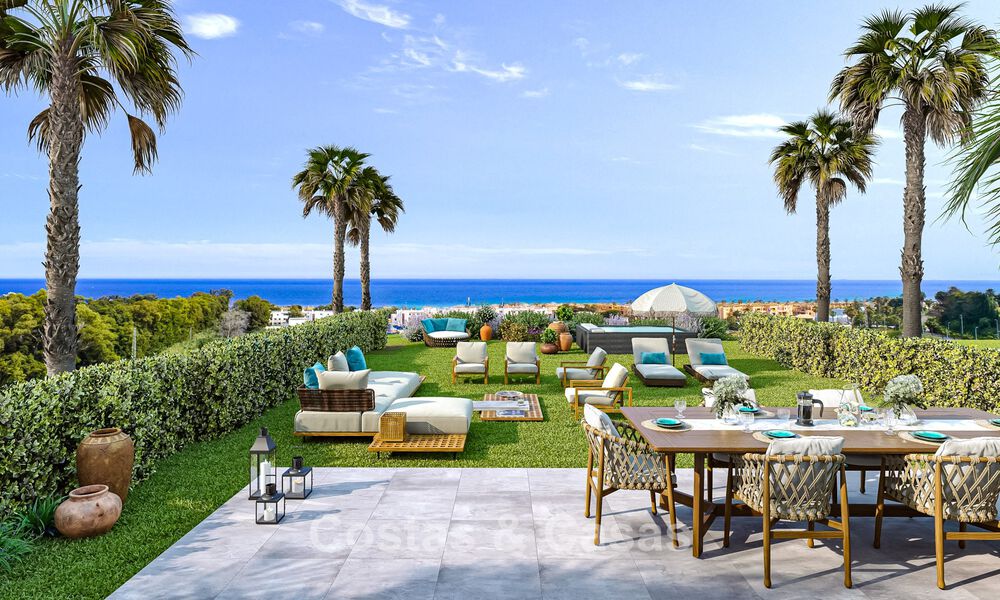 Lancement! Appartements modernes sur plan avec vue sur la mer à vendre à Casares Costa, Costa del Sol 788233