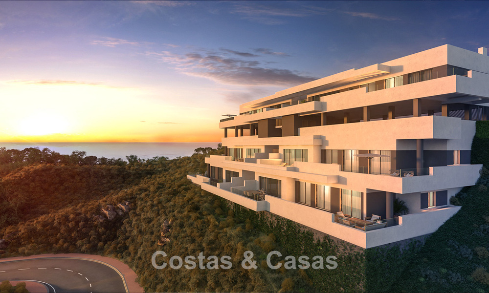 Appartements neufs avec vue sur la mer à vendre à deux pas du golf de La Cala de Mijas, Costa del Sol 781167