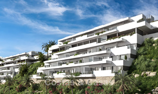 Appartements de luxe contemporains neufs avec vue sur la mer à vendre près d'un golf à La Cala de Mijas, Costa del Sol 781171 