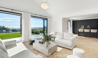 Villa de luxe à l'architecture espagnole contemporaine et vue sur la mer, prête à emménager, à vendre à Marbella - Benahavis 781363 