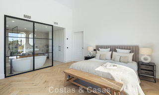 Villa de luxe à l'architecture espagnole contemporaine et vue sur la mer, prête à emménager, à vendre à Marbella - Benahavis 781368 