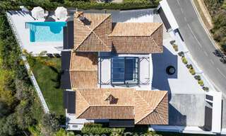 Villa de luxe à l'architecture espagnole contemporaine et vue sur la mer, prête à emménager, à vendre à Marbella - Benahavis 781370 
