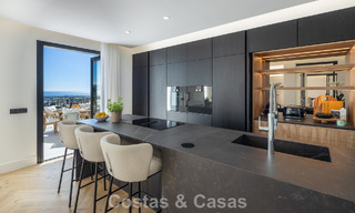 Villa de luxe à l'architecture espagnole contemporaine et vue sur la mer, prête à emménager, à vendre à Marbella - Benahavis 781376 