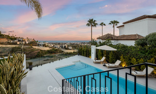 Villa de luxe à l'architecture espagnole contemporaine et vue sur la mer, prête à emménager, à vendre à Marbella - Benahavis 781382 