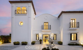 Villa de luxe à l'architecture espagnole contemporaine et vue sur la mer, prête à emménager, à vendre à Marbella - Benahavis 781384 