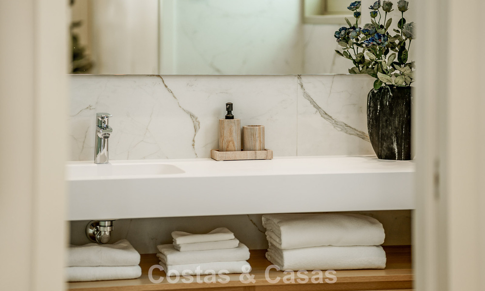 Appartement triplex de standing avec jardin et piscine privés à vendre au cœur du Golden Mile de Marbella 781462