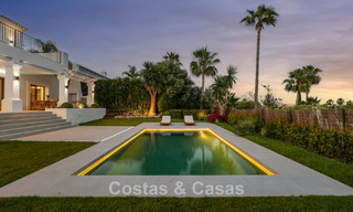 Villa de luxe méditerranéenne au charme intemporel à vendre dans le prestigieux quartier de Nueva Andalucía à Marbella 781539 