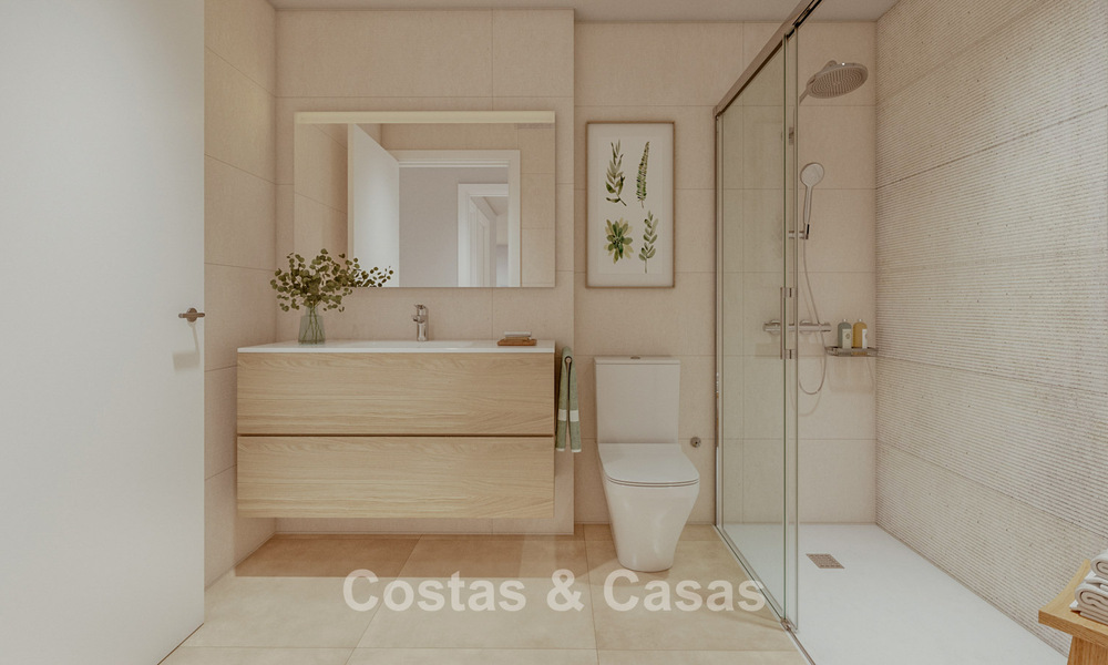 Lancement! Appartements neufs et élégants à vendre avec vue panoramique sur la mer près du centre d'Estepona 781385