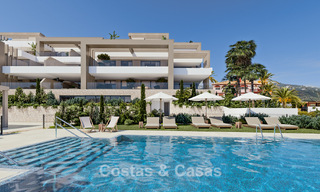 Lancement! Appartements neufs et élégants à vendre avec vue panoramique sur la mer près du centre d'Estepona 781386 