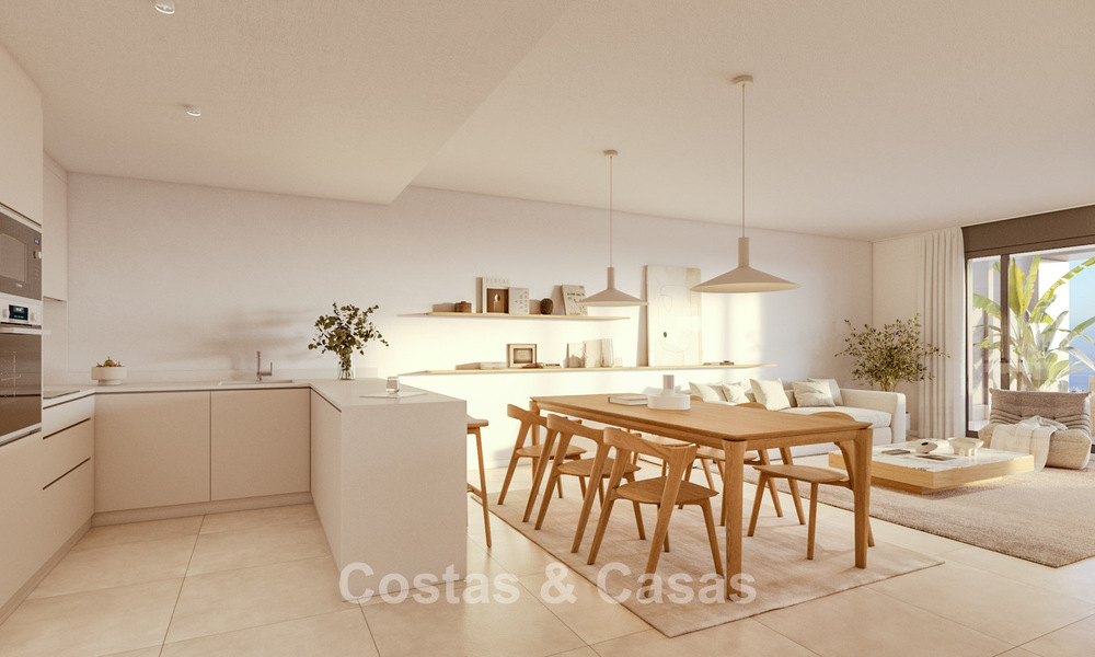 Lancement! Appartements neufs et élégants à vendre avec vue panoramique sur la mer près du centre d'Estepona 781388