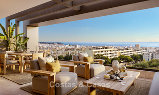 Lancement! Appartements neufs et élégants à vendre avec vue panoramique sur la mer près du centre d'Estepona 781391 