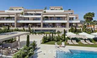 Lancement! Appartements neufs et élégants à vendre avec vue panoramique sur la mer près du centre d'Estepona 781395 
