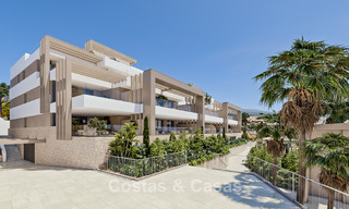 Lancement! Appartements neufs et élégants à vendre avec vue panoramique sur la mer près du centre d'Estepona 781397 
