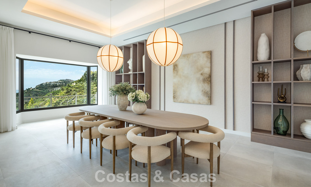 Villa de luxe exclusive de style andalou à vendre dans la résidence sécurisée El Madroñal à Marbella - Benahavis 781611