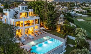 Villa de luxe ultramoderne, prête à emménager, à vendre dans la Vallée des Golfs de Nueva Andalucia, Marbella 781644 