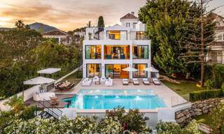Villa de luxe ultramoderne, prête à emménager, à vendre dans la Vallée des Golfs de Nueva Andalucia, Marbella 781645 
