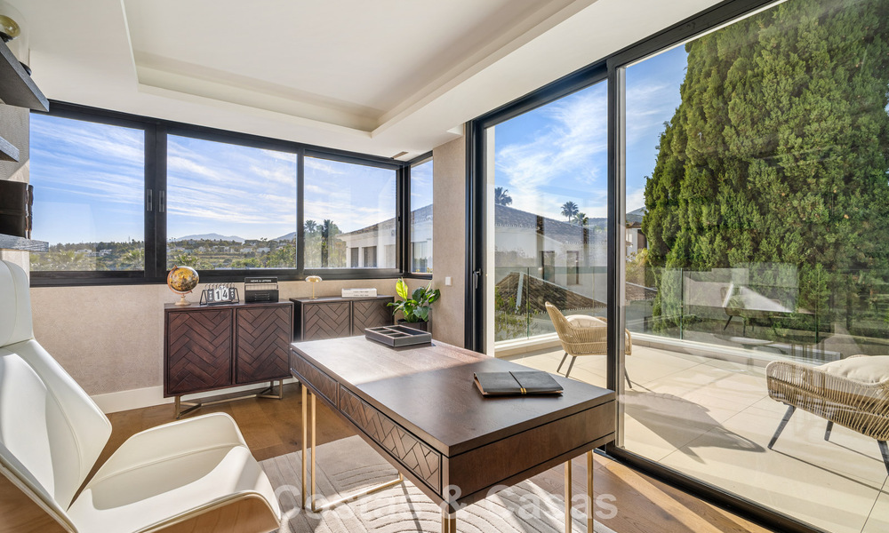 Villa de luxe ultramoderne, prête à emménager, à vendre dans la Vallée des Golfs de Nueva Andalucia, Marbella 781652